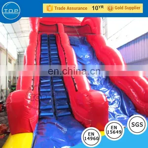 TOP INFLATABLES Brand New Happy Hop Inflatable Stair Toys Long Water Slide thumbnail-3
