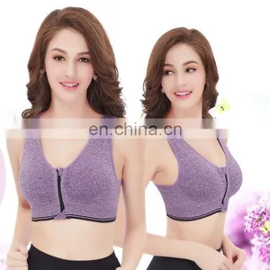 Front Zipper High Support High-intensity Sport Bra With Mesh Sports Bra#803 thumbnail-4