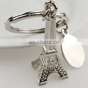 Top Sale High Quality Nice Heart and Tower Keychain thumbnail-1
