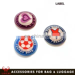 Bag Parts Custom Silicone Patch Logo Rubber Label for Handbag thumbnail-1