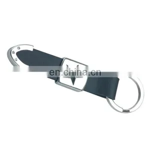 WHOLESALE HIGH QUALITY MADE IN CHINA STAR LEATHER KEYCHAIN thumbnail-1