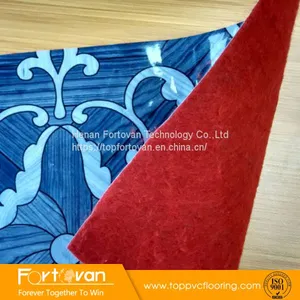 Factory Linoleum Weight 70g 100g 130g Red Felt Back Pvc Flooring on Sale thumbnail-2
