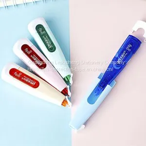 New Style Eco Friendly Stationery Refillable Correction Tape Pen thumbnail-2