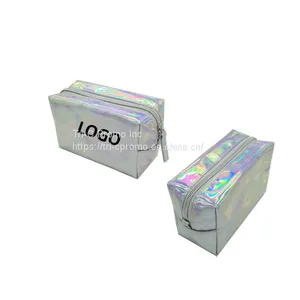 PVC Women Laser Magnificent Shiny Makeup Colorful Zipper Bag,Promotional Laser Cosmetic Bag Supplier In China,COSMETIC BAG thumbnail-1