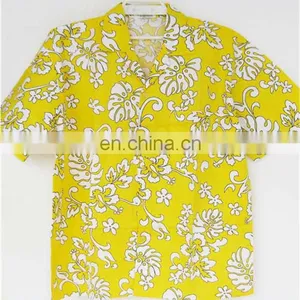 Organic Cotton Short Sleeve Hawaiian Shirts thumbnail-1