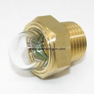 Brass Domed Oil Level Glass Sights for Radiators NPT Pipe Thread 1/2 thumbnail-2