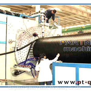 HDPE Large Diameter Hollow Wall Winding Pipe Production Line thumbnail-5