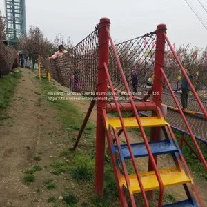 Outdoor Adventure Playground Net Bridge for Children Game thumbnail-3