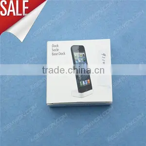 High Quality ! Data Sync Charger Docking Station 8 Pin Dock Cradle for Apple IPhone 5 6th Black/White thumbnail-1