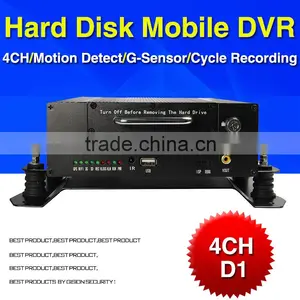4CH Full D1MDVR, H.264, Play Back, Bus DVR,Hard Disk Mobile DVRS,IO,G-sensor thumbnail-1