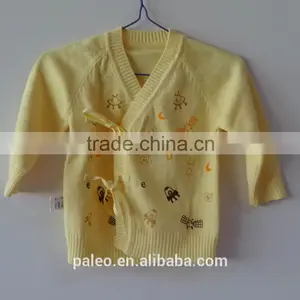 New Born Baby Knitted Designs Lacing Sweater Twinsets thumbnail-3