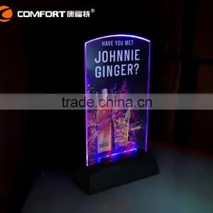 Led Illumunated Tent Table Flashing Menu Holder thumbnail-6