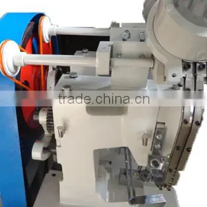 HAS VIDEO 195 Cycles 2 Heads Electric Paper Bag,Non Woven Bag,Shopping Bag Semi Automatic Eyelet Punch Machine thumbnail-5