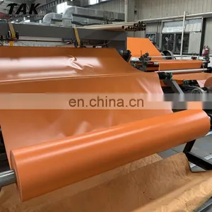 600g/m2 Waterproof PVC Coated Polyester Tarpaulin Fabric Roll Manufacturer Producer thumbnail-4