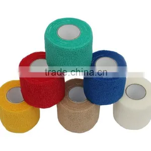 Premium Nonwoven Cohesive Elastic Tape for Animal Protection With CE FDA Quality Choice thumbnail-2