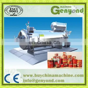 Latest Water Shower Type Horizontal Retort Sterilizer /steam Water Spray Autoclave for Food and Beverage thumbnail-3