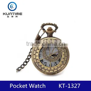 Classic Vintage Pocket Watch Automatic Mechanical Watch Round Quartz Watch thumbnail-1