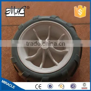 CHINA Hot Small 4 Inch Rubber Wheel Solid Wheel Baby Cart Wheel thumbnail-4