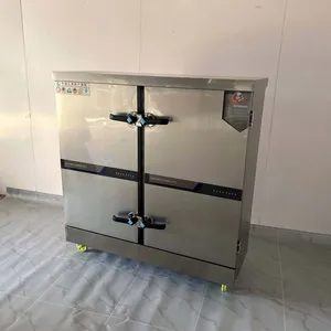 Multifunctional Rice Steaming Cabinet Steamed Bun Steaming Cart 24 Tray Commercial Rice Steaming Cabinet thumbnail-5
