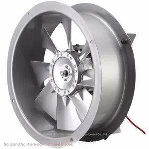 High-temperature Resistant Thermal Cycle Fan, Aluminum Alloy Forward and Reverse Drying Fan, High-temperature Resistant Paper Tube Baking Room Fan thumbnail-1