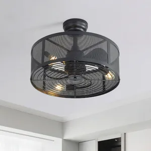 Waterproof American Retro Fan Light/DC Variable Frequency Study Remote Control（Wechat:13510231336） thumbnail-1