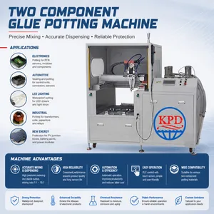 Fluid Dispensing Systems Epoxy Dispenser 2 Part Epoxy Dosing Equipment AB Smart Doser Robot thumbnail-2