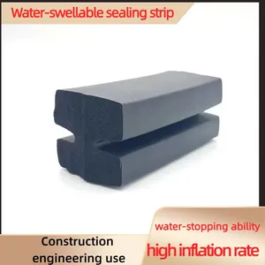 High Expansion Rubber Water Swelling Waterstop Strip Waterproof Sealing Strip for Construction Joint thumbnail-1