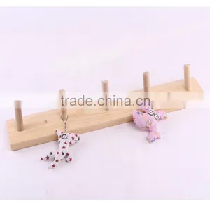 Wooden Wall Hooks for Back of Door Suitable for Hat and Coat and Sweater thumbnail-5