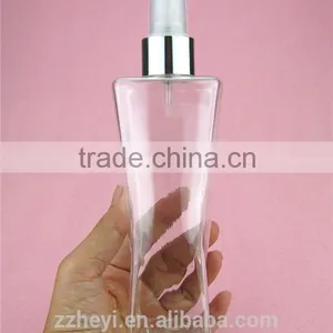 8oz 250ml Clear Square Plastic Lotion Bottle Empty for Sale thumbnail-3