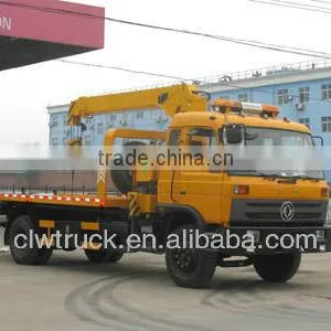 Dongfeng 153 4x2 Wrecker Truck With Crane, Dongfeng Crane Tow Truck thumbnail-1