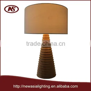 Ladder Solid Timber Wood Signature Design Feature Pine Cone Skin Analyer Rustic USA UNO Fitter Bedroom Prefab Homes Table Lamp thumbnail-1