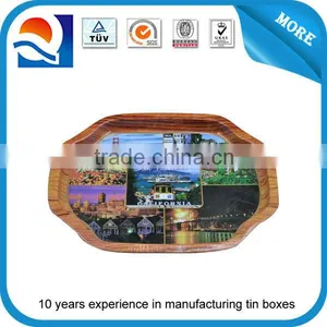 Factory Direct Best Quality Tin Tray,metal Round Tin Tray thumbnail-1