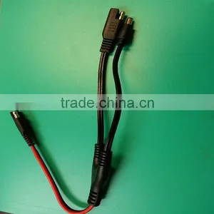 Extension Cord SAE Plug to SAE Plug & DC Jacke With UL SPT-2 AWG EXTENSION Power Cord thumbnail-6