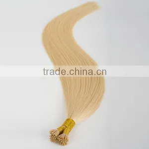 I Tip Pre Bonded Fusion 613 Light Color Silky Straight Wavy Hair Extension thumbnail-4