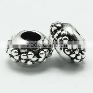 Popular Pdora Old-fashioned Jewelry Large Hole Beads, Zinc Alloy Large Hole Metal Slide Beads for Necklace and Bracelets thumbnail-3