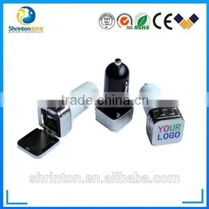 5V 2.4A Dual Usb Car Charger With Metal Material thumbnail-1