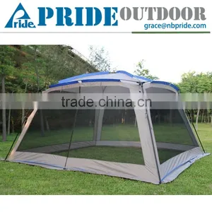 Outdoor Gazebo Garden Cheap Custom Printed Canopy Mosquito Net Beach Shade Tent thumbnail-1