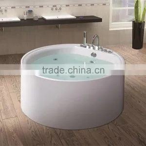 Model Houses Rectangle Shaped 1700mm Acrylic Bathtub With Side Mount Faucet thumbnail-5