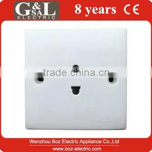 1 Gang 2 Pin Socket Outlet 16A 250V Wall SocketHot Sale Wall Switch, British Standard thumbnail-1