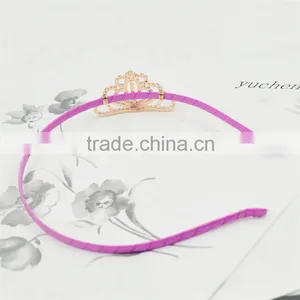 Princess Tiara Headband Royal Baby Pearl Crown Baby Headband Christmas Gift Rhinestone Children Accessories thumbnail-2