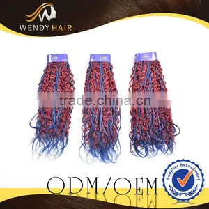 7A Big Stocks Wholesale Kinky Curl Malaysian Synthetic Hair thumbnail-2