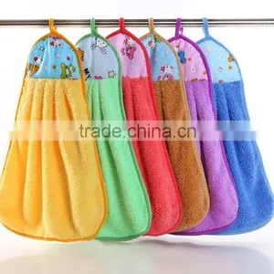 Factory Sale Directly Client Design Coral Fleece Hand Towel Stock thumbnail-5