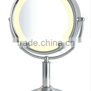 CE CUL UL Bathroom Jeweled Compact Lighted Mirror thumbnail-1