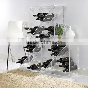 Bottle Clear Acrylic Wine Rack thumbnail-2