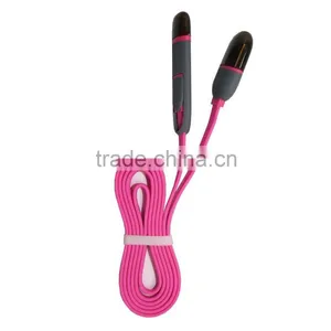 Good Looking Usb Multi 2 in 1 Charger Data Cable ,2 in 1 Usb Cable for Cell Phone thumbnail-4