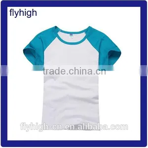 Blank Raglan Short Sleeve Baseball t Shirt Wholesale thumbnail-1