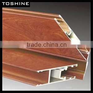 2014 Hot Sell Wood Color Cabinet Door Aluminum Extrusion Profile Quality Choice thumbnail-2