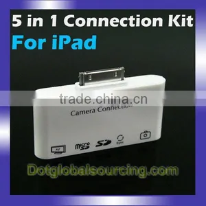5 in 1 USB Camera Connection Kit SD MMC TF AV Slot For IPad IPhone thumbnail-1