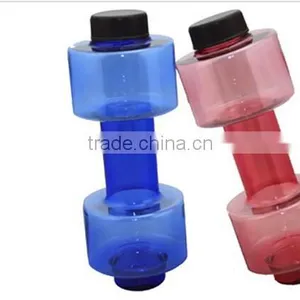 J225 550ml Plastic Cup Fitness Dumbbell Portable Sports Bottle thumbnail-6