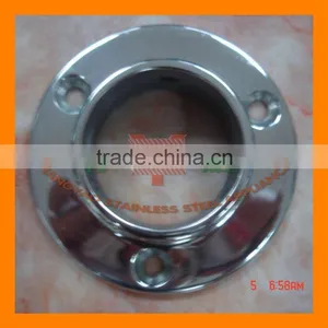 2011 Stainless Base Plate for Handrail & Glass System thumbnail-1